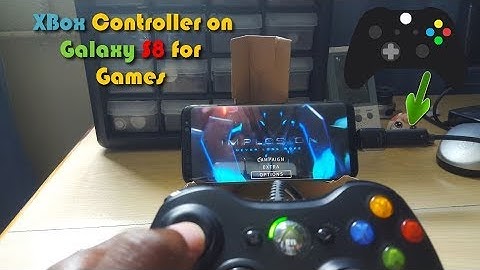 Use XBox or other controller on Galaxy S8 to Play Games