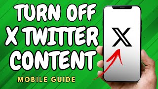 How To Turn Off X Twitter Sensitive Content Setting - (EASY METHOD)