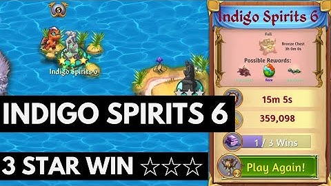 Merge Dragons Indigo Spirits 6 • 3 Stars On 1st Win ☆☆☆