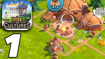 RISE OF CULTURES - Gameplay Walkthrough Part 1 - Stone Age (iOS, Android)