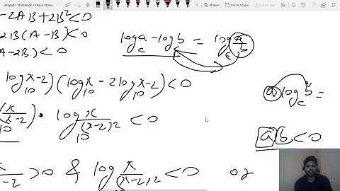 logarithm inequality 2 jee mains and advanced by deepak kumar.