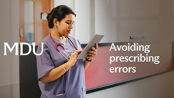 MDU webinar: avoiding prescribing errors