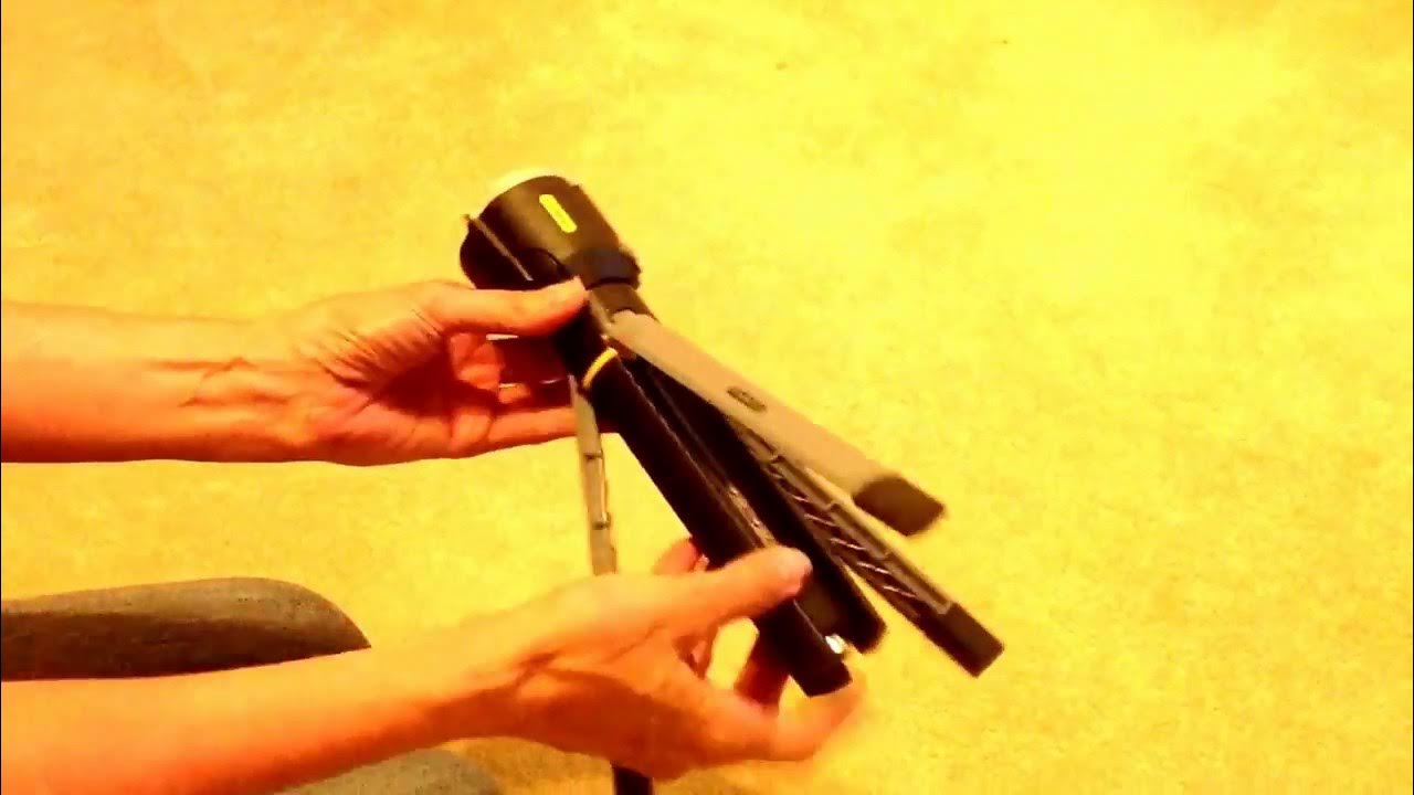 Stanley tripod flashlight install batteries YouTube