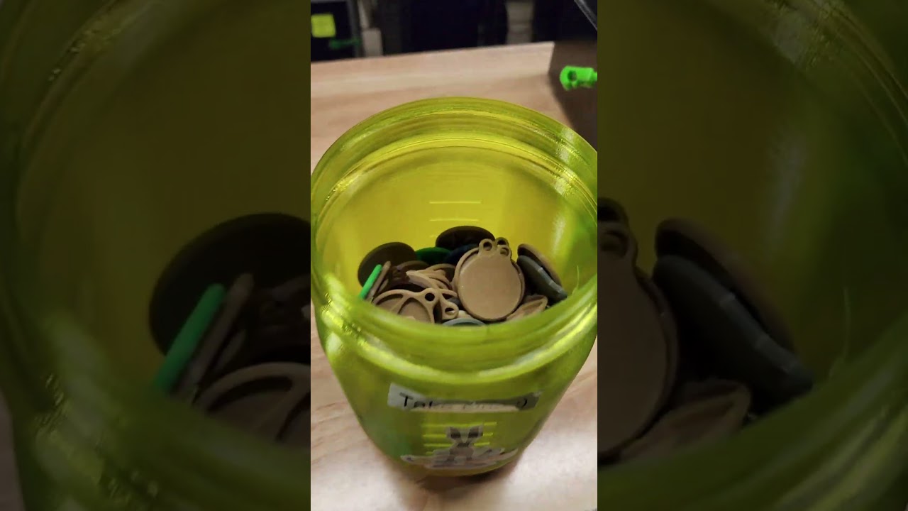 Our Transp. Lime Green Pro PCTG looks like a pickle jar when 3D printed in vase mode