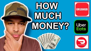 How Much I Made | Doordash, Grubhub & Ubereats | Daily Earnings | Tesla Driver