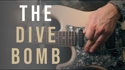 Whammy Bar Techniques Part 1 - The Dive Bomb