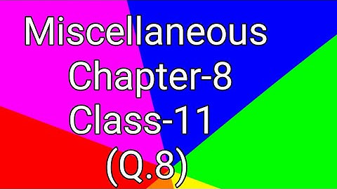 Miscellaneous Exercise (Q8) Chapter 8Binomial Theorem Class 11 Maths NCERT