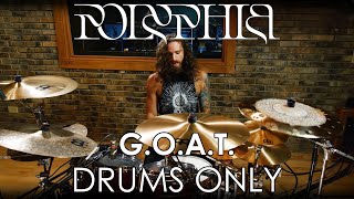 Polyphia (Clay Aeschliman) - G.O.A.T. [Drum Backing Track] Drums Only MIDI