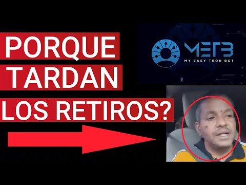 En que Tiempo estan Llegando los Retiros de MY EASY TRON BOT?