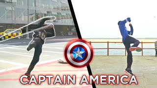 Captain America Stunts In Real Life