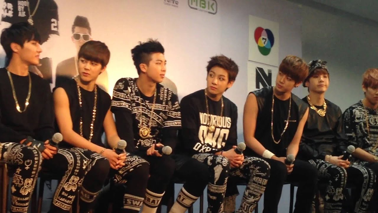 [FANCAM] 131128 BTS @ MBK press conference