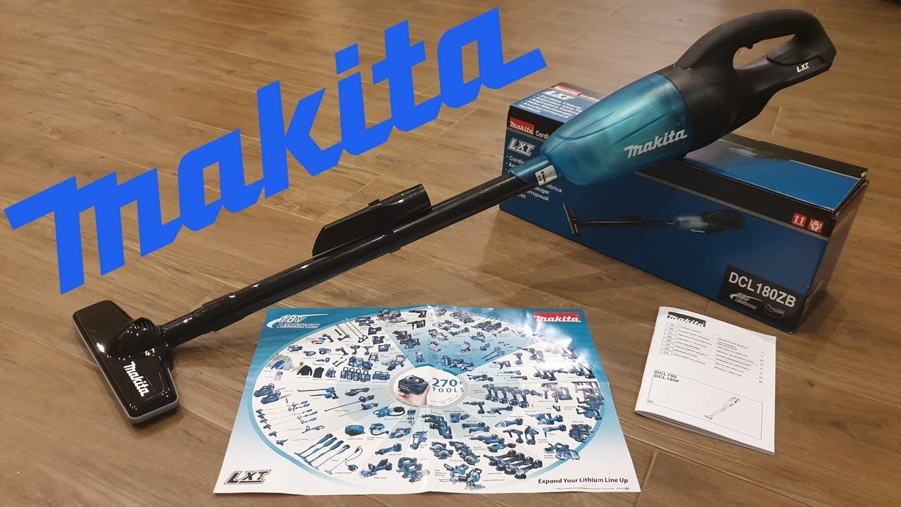 MAKITA DCL180ZB ASPIRATEUR 18V NOIR ET BLEU