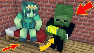 Monster School: poor baby zombie family - Minecraft Animation