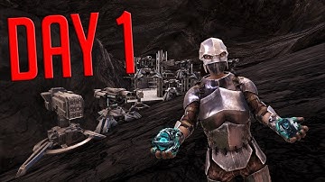 Upgrading The Most Broken Rathole To Tek Day 1 Of Wipe - ARK