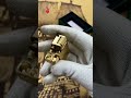 Mini Cube Brass Lighter — Dragon Abyss • Keychain Ready 🔥
