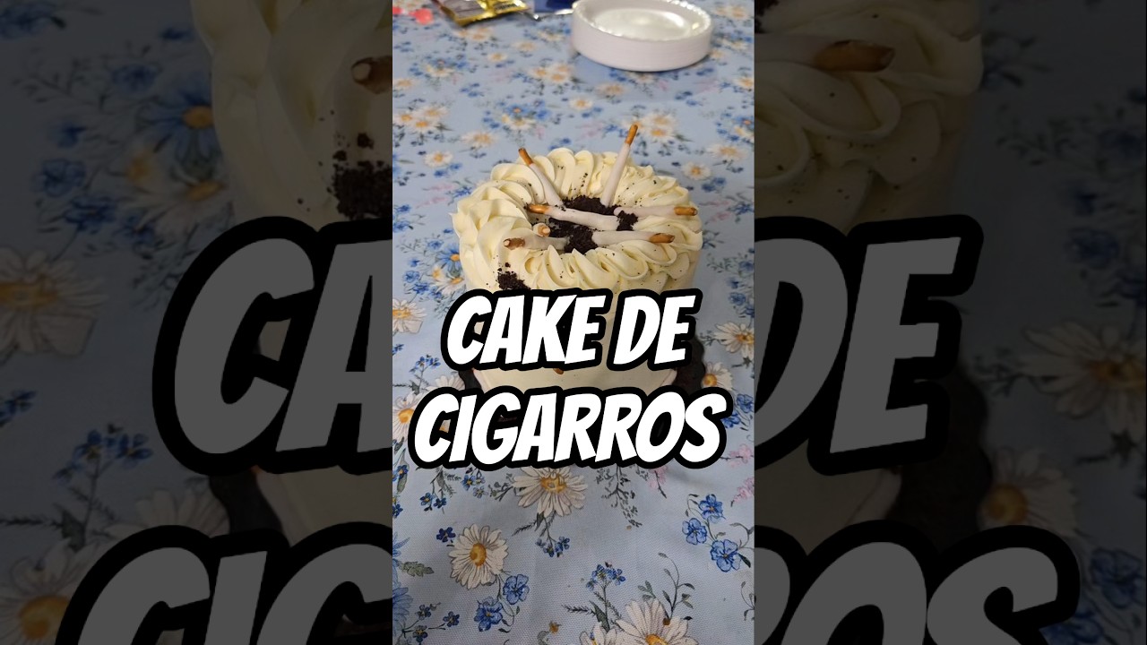 CAKE de CIGARROS mi Regalo de Cumpleaños