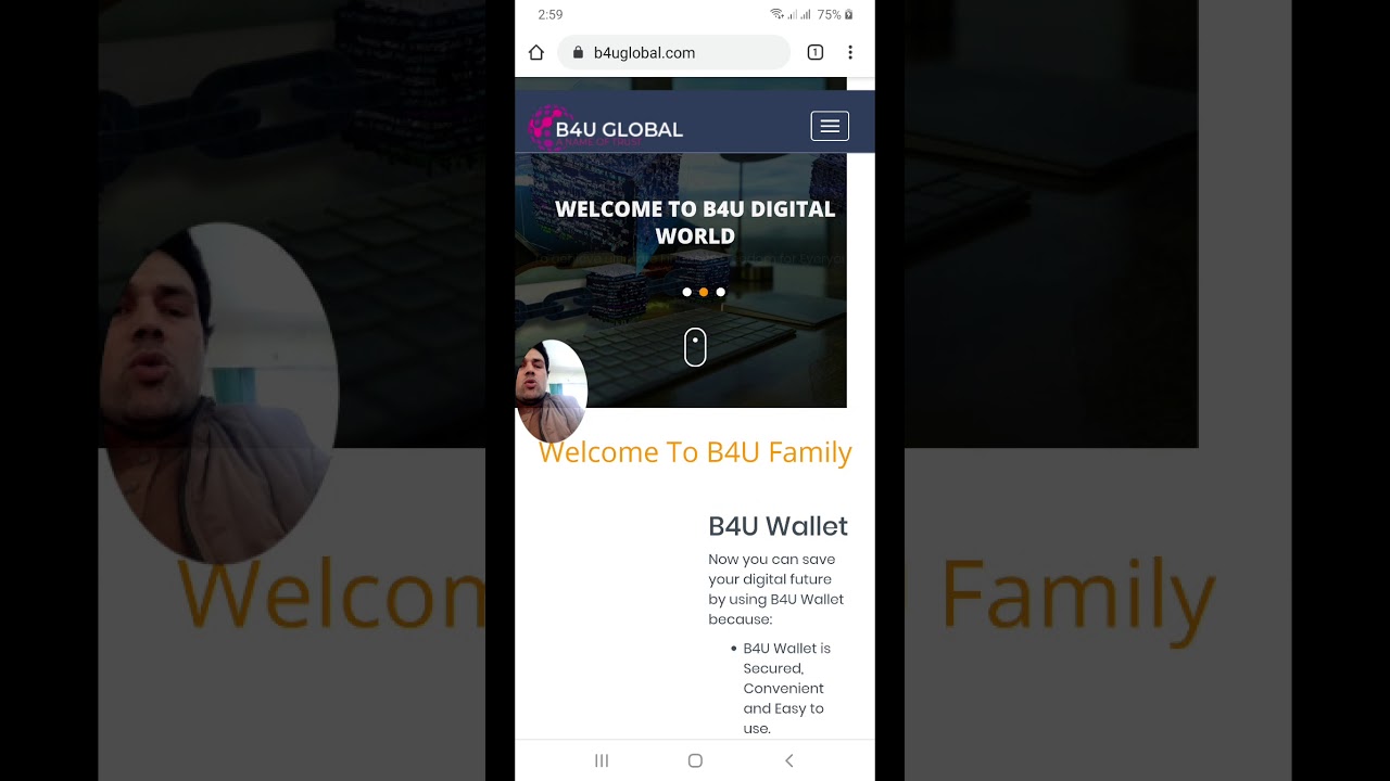 B4U Login in New Domain (For new members) in Urdu/Hindi