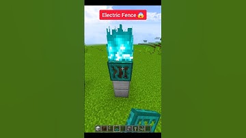 Minecraft: Electric Fence 😱 はいよろこんで #shorts #minecraft