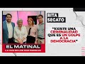 Rita Segato: “Existe una criminalidad que es un golpe a la Democracia”