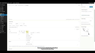 Jigoshop: Custom Attributes TinyMCE  — Documentation