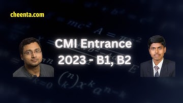 CMI BSc Math Entrance 2023 - Problem 1 and 2 discussion
