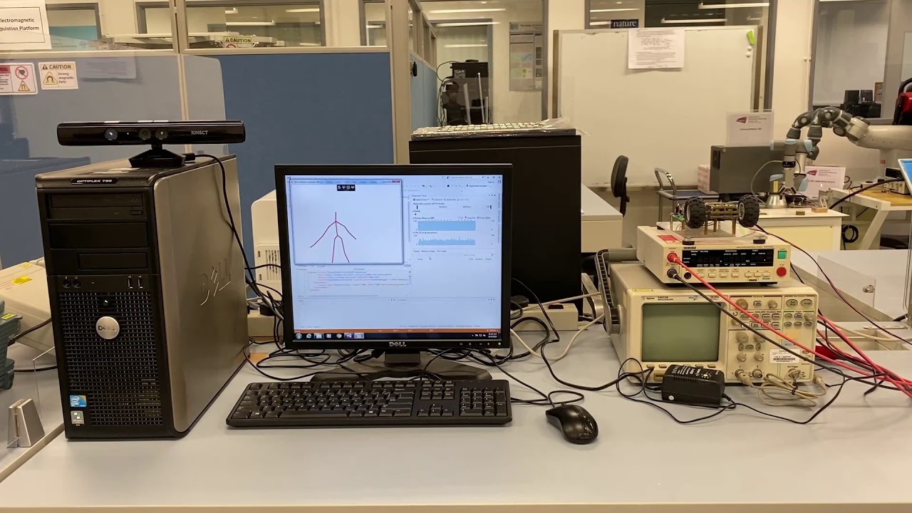 Kinect motion control and Programming - YouTube