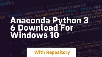 anaconda python 3 6 download for windows 10