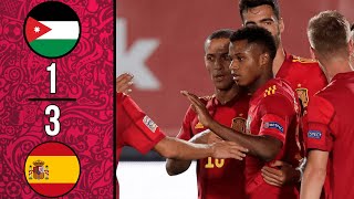 Jordan - Spain 1:3 All Goals & Highlights