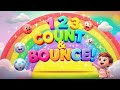 Count And Bounce Kids Song | Nursery Rhyme | Kidsy Bitsy