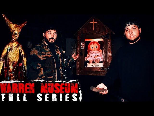 OVERNIGHT in WARREN MUSEUM with THE REAL ANNABELLE | Full Series class=