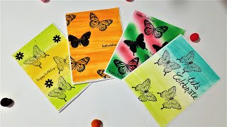 4 Cute Handmade Greeting Card Ideas For All Occasions Easy Stamping Cards Tutorial