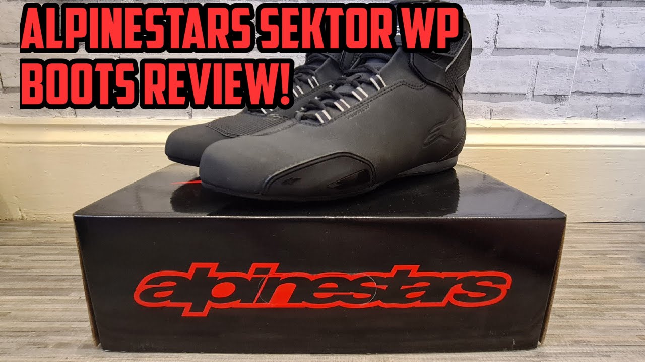 Alpinestars Sektor Waterproof boots review - YouTube