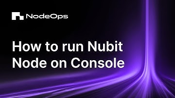 Deploy your Nubit Nodes In A Single Click