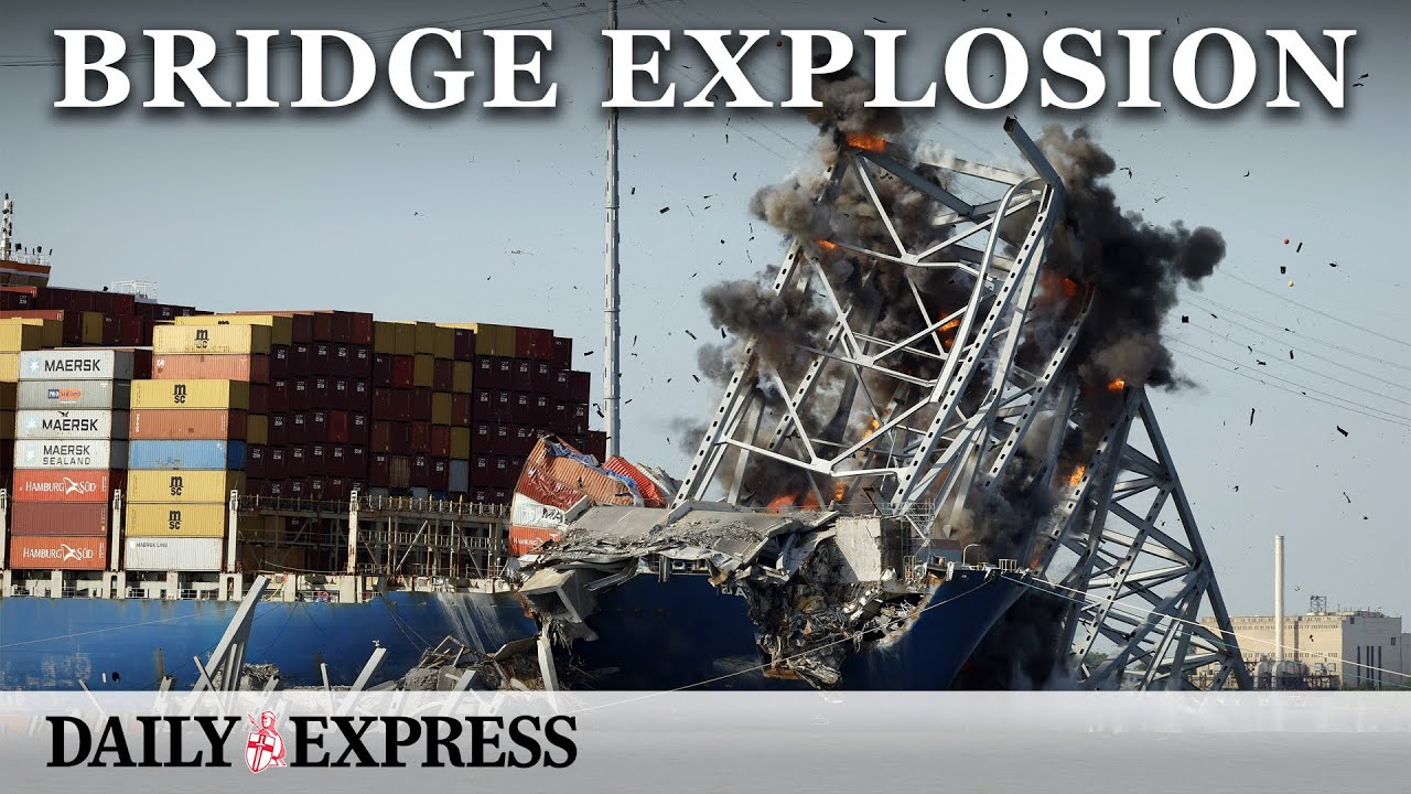 Baltimore bridge blown up in controlled demolition