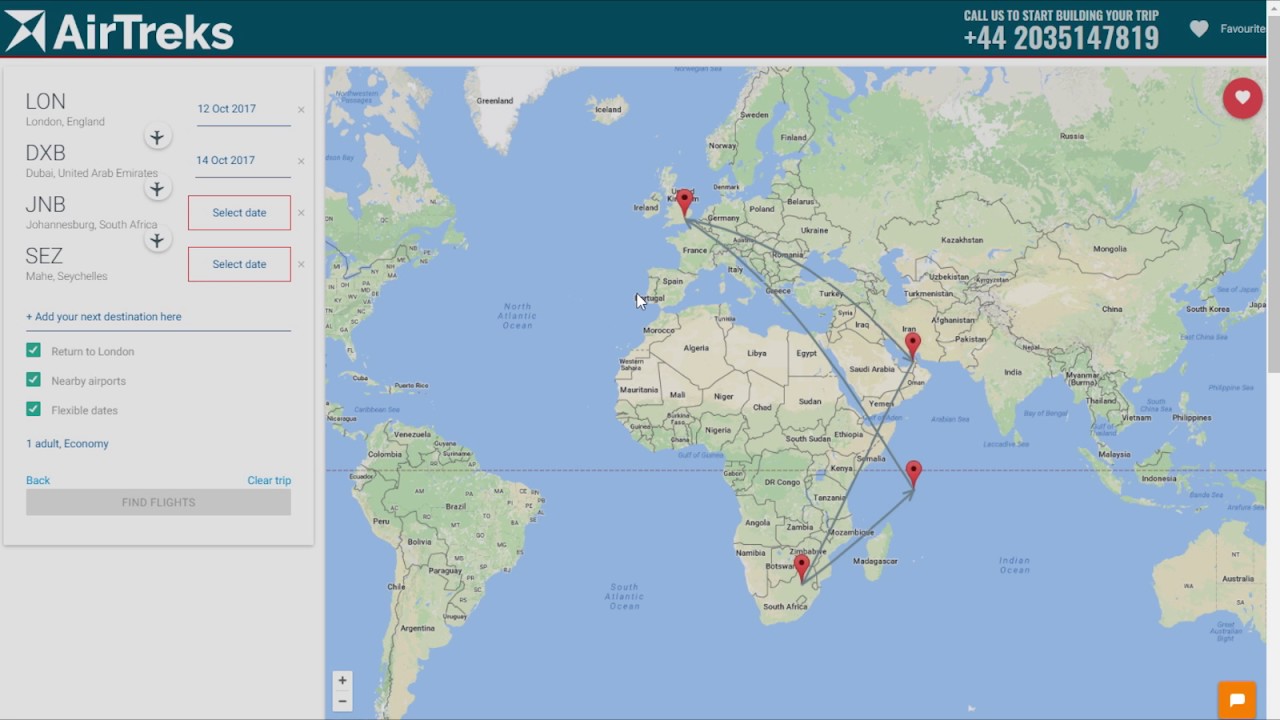 AirTreks TripPlanner: Plan Your Multi Stop Trip Today