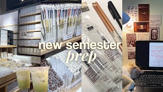 uni vlog 🎧 | preparing for a new sem, muji shopping + haul, finalizing my schedule