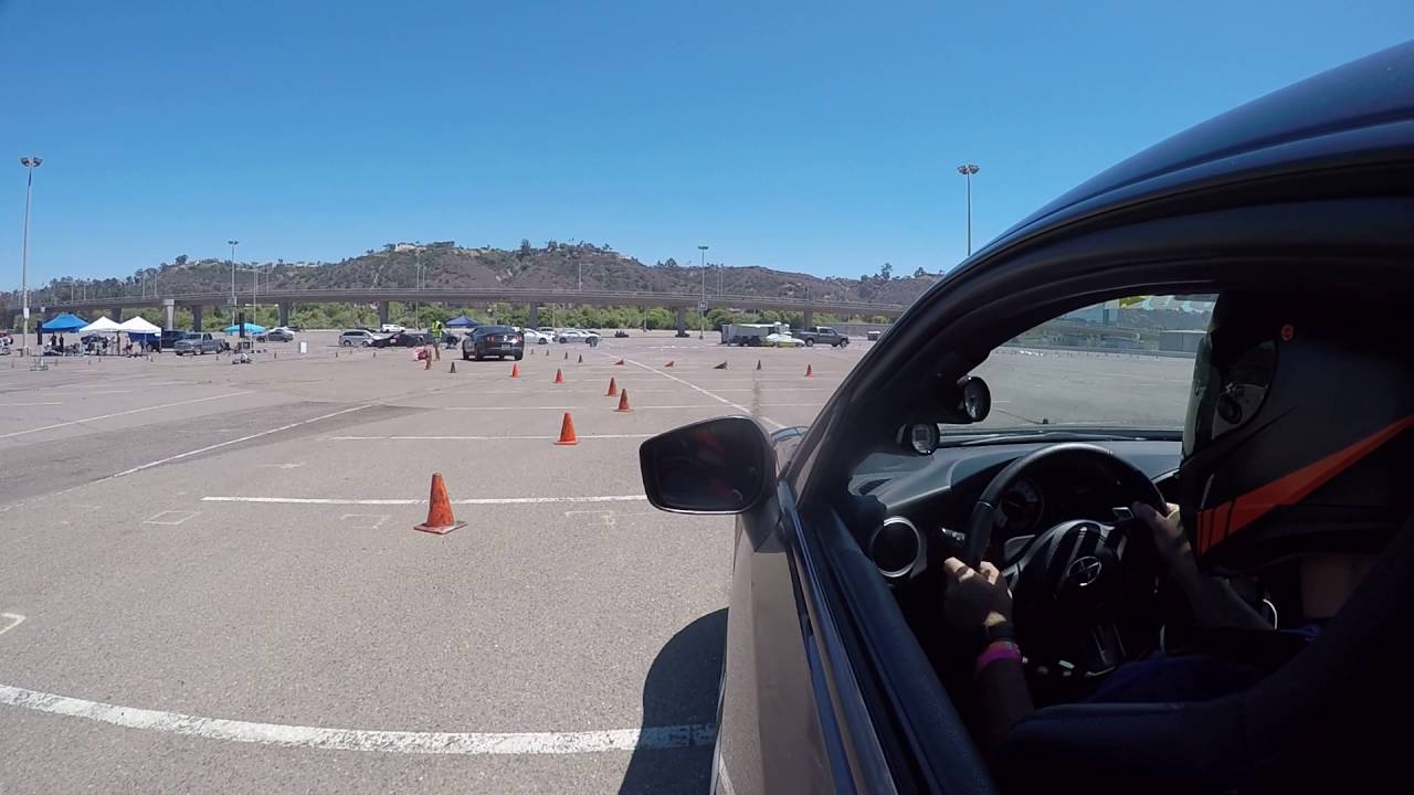 She's back! SCAT San Diego SCCA Autocross (SOLO2) - YouTube