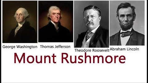 Mount Rushmore Rocks! Wonderful Song