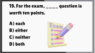 EACH - EITHER - NEITHER - BOTH | Distributives Quiz