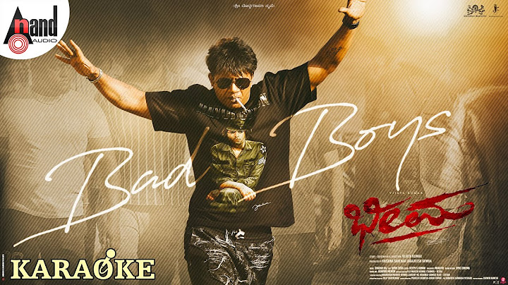 Bad Boys  Karaoke | Bheema |Vijaya Kumar|Ashwini | Charan Raj|Jagadeesh |Gana Muthu