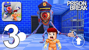 Prison Break: Escape Challenge - Gameplay Walkthrough Part 3 - Escape Prison Obby (Android, iOS)