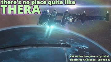 Welcome to Thera: Wormhole Zarzakh – EVE Online Corvette to Cynabal Bootstrap Challenge – Ep. 43