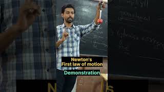 Newton's First Law of motion | Apple and Knife experiment | Shahbaz Sayyed | #Shorts | #Science