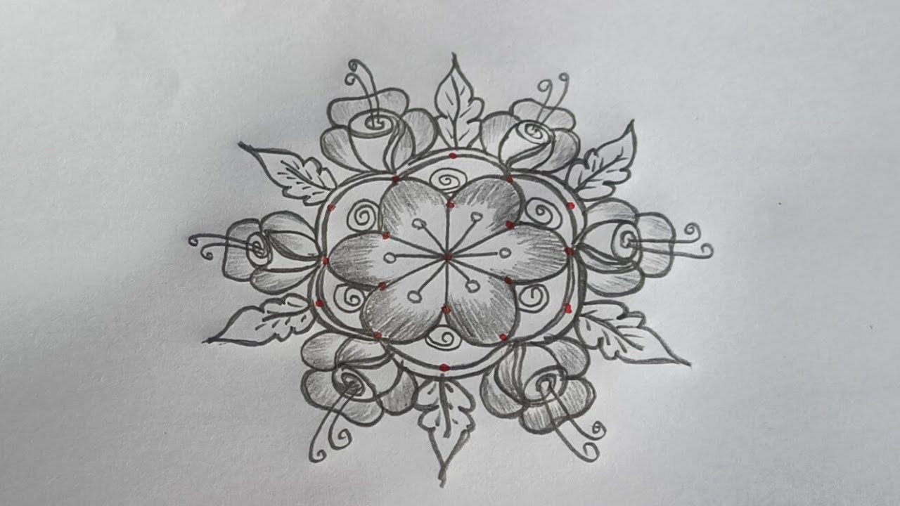 5*3 dots simple creative rangoli design 🌺🌺#rangoli #rangolidesigns #mugguludesigns #kolam2026 #kolam