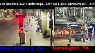 I'M HOMELESS, KERNEL PANIC- HOMELESS CAMS, SKIDROW, KENSINGTON