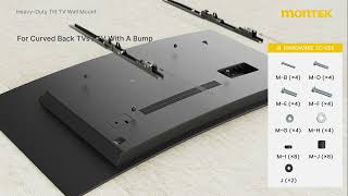 monTEK Heavy-Duty Tilt TV Wall Mount Installation Guide
