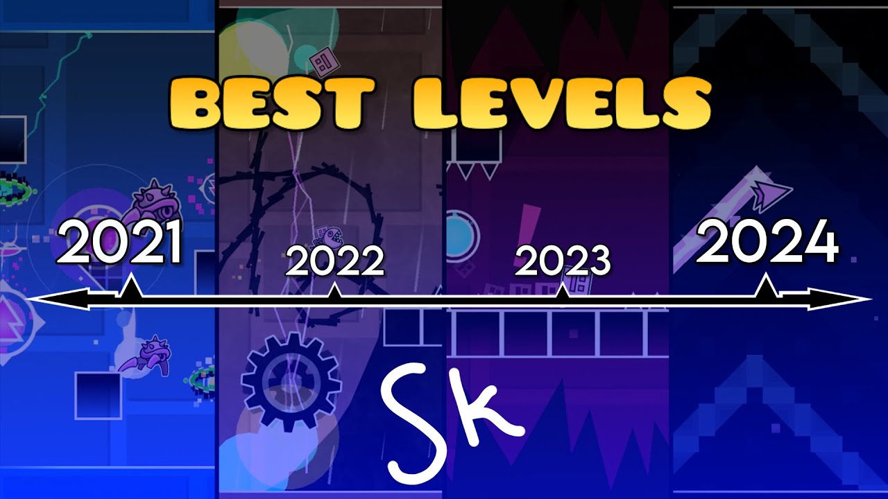 My Best Geometry Dash levels (2021-2024) - YouTube