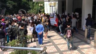 20140415抗議世新董事會片面停立報社 Part 1