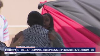 UTD ProPalestinian protesters released from jail