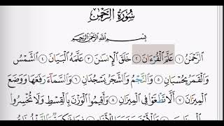 (55) سورة الرحمن | شيخ الزين محمد احمد